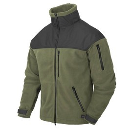 FLEECE JACKET - CLASSIC ARMY - Helikon Tex - OLIVE/BLACK