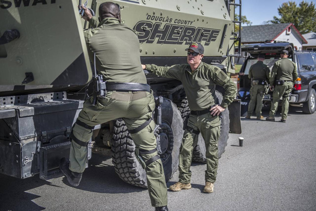 MBDU TROUSERS - NYCO RIPSTOP - Helikon-Tex - MULTICAM BLACK