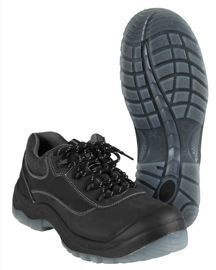 BLACK LOW WORK BOOTS With PLASTIC TOE CAP