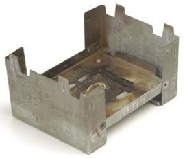 FOLDING OVEN  ESBIT WITHOUT FUEL PELLETS - MILITARY SURPLUS FROM THE GERMAN ARMY - USED