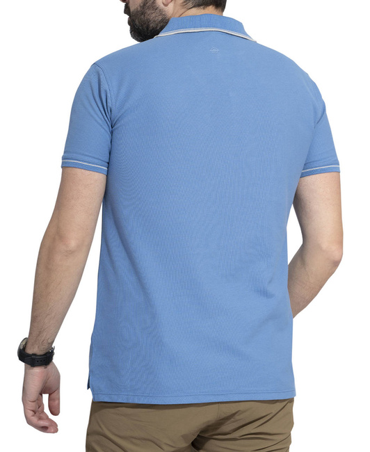 POLO T-SHIRT - ANIKETOS STRIPES - Pentagon® - DAWN BLUE