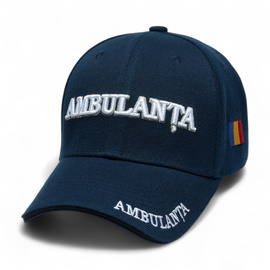 CAP - AMBULANCE - PREMIUM QUALITY - 3D EMBROIDERY - NAVY BLUE