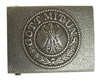 RW GERMAN Grey BELT BUCKLE (REPRO)
