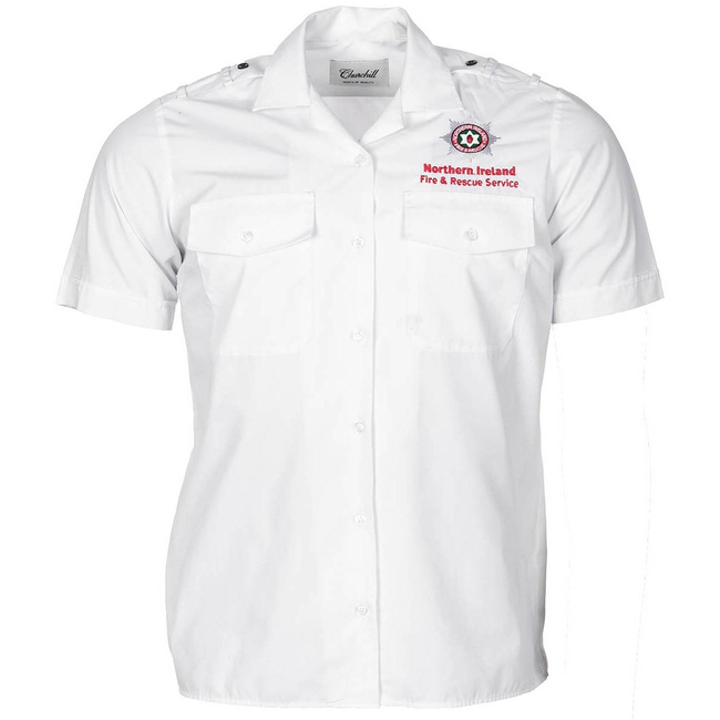 NIR Short Sleeve Shirt - Fire & Rescue Service - White - Used