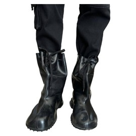 OVERSHOES NBC BLACK RUBBER - MILITARY SURPLUS GB ARMY - LIKE NEW