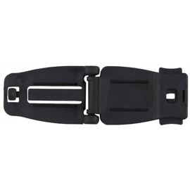 Adapter-Clip, plastic, backpack buckle, belt clip clasp, "Molle", black