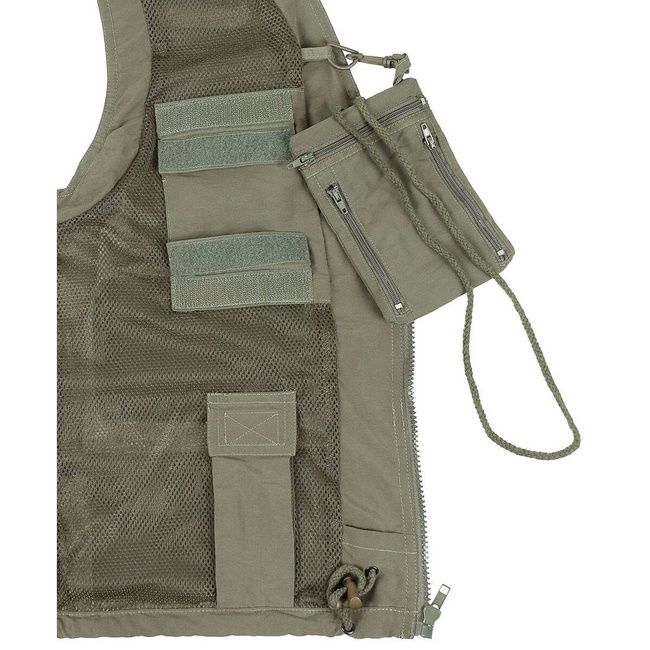 Outdoor Vest, "Microfiber", OD GREEN