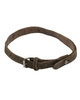 BLACK LEATHER COAT STRAP, BELT - GERMAN MILITARY SURPLUS FROM WORLD WAR II (BGS, NVA)