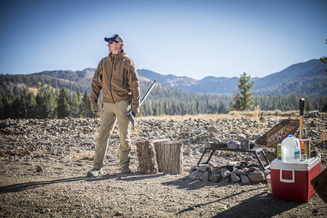 OUTDOOR TACTICAL PANTS - OTP - VERSASTRETCH - Helikon-Tex - CRIMSON SKY/BLACK