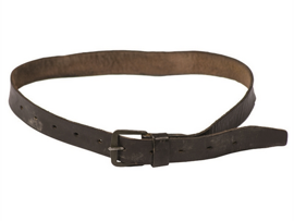 Czech Brown Leather Belt 25mm Like New