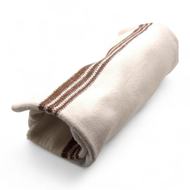 Cotton Towel - Hungarian Army Military Surplus - White - Used