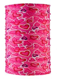 NECK GAITER, WARMER HEARTS PRINTING