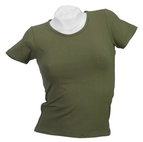 LADIES STRETCH T-SHIRT OLIVE
