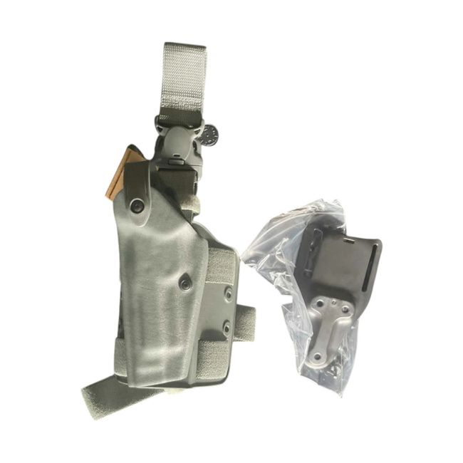 Detachable tactical holster - Safariland Mod. 6005 SLS - left-side attachment - Foliage Green