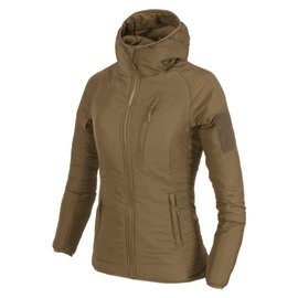 HOODED JACKET FOR WOMEN - WOLFHOUND® - Climashield® Apex™ - Helikon-Tex® - COYOTE