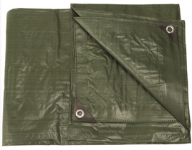 POLYETHYLENE TARPAULIN - Mil-Tec - OD - 385 x 500 CM