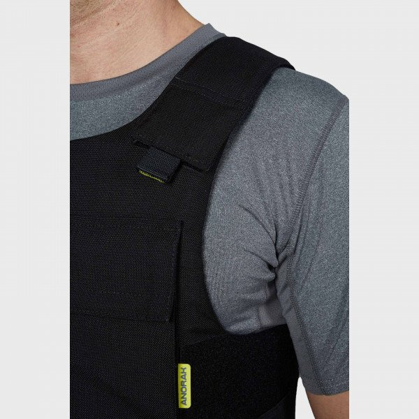 BODY ARMOR TITANIUM DUTY III BULLET PROOF VEST - BLACK