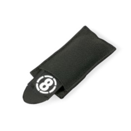 AIRSOFT DEAD RED RAG POUCH - 8FIELDS - BLACK