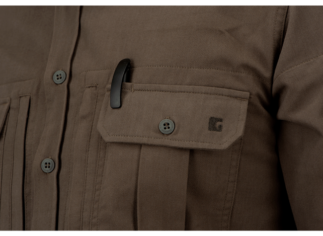 BUTTON UP PICEA SHIRT LS - CLAWGEAR® - RAL7013