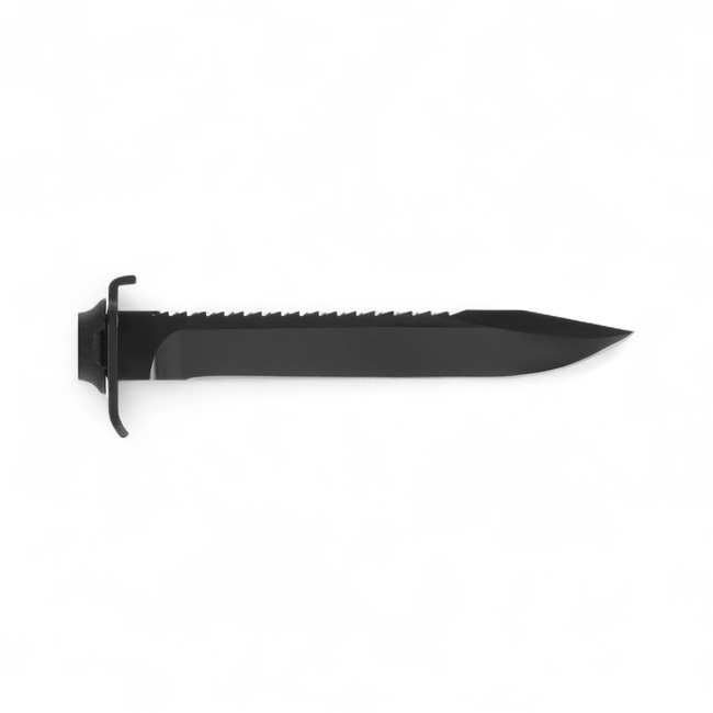 Glock FM81 military survival knife with serrated blade - Black