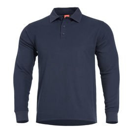 LONG SLEEVE POLO SHIRT - ANIKETOS - PENTAGON - NAVY BLUE