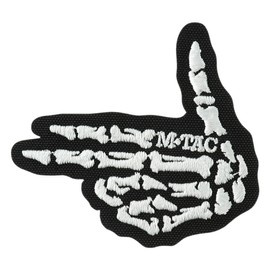 SKELETON SHOOTER PATCH (EMBROIDERED) - BLACK - M-TAC