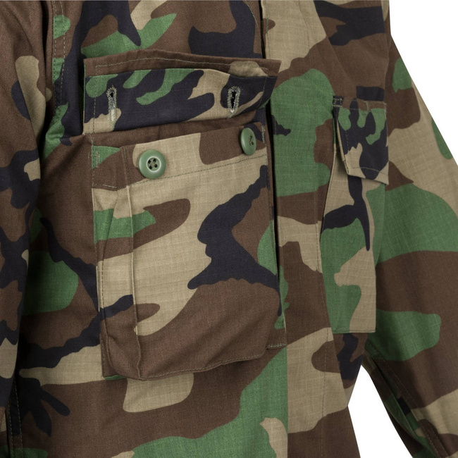 BDU SHIRT - POLYCOTTON RIPSTOP - Helikon-Tex® - OLIVE GREEN