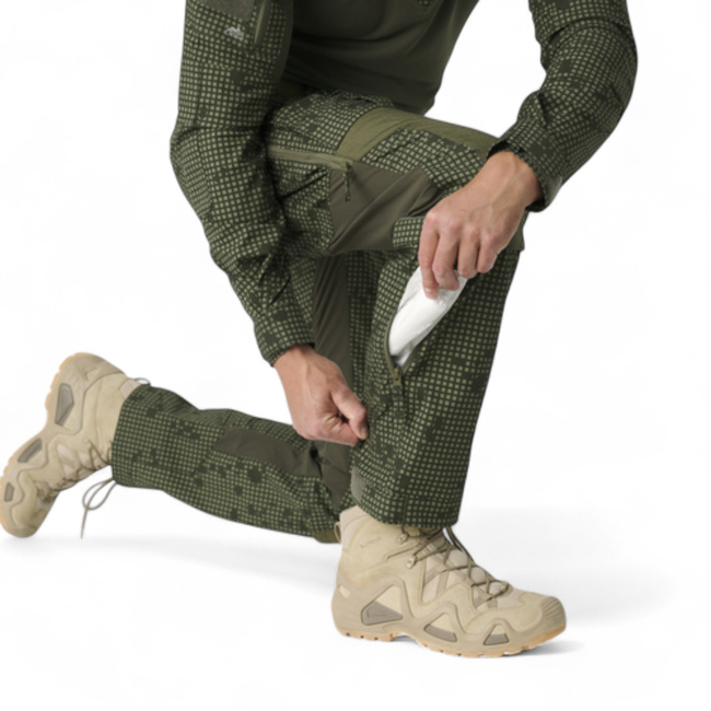 MCDU Tactical Pants - PolyCotton Stretch Ripstop - Desert Night Camo / Verde Oliv