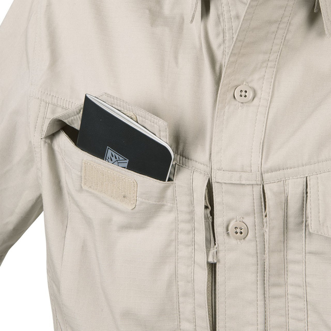 DEFENDER MK2 SHIRT LONG SLEEVE® - POLYCOTTON RIPSTOP - OLIVE GREEN - HELIKON