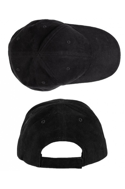 BASEBALL CAP - SANDWICH - BLACK