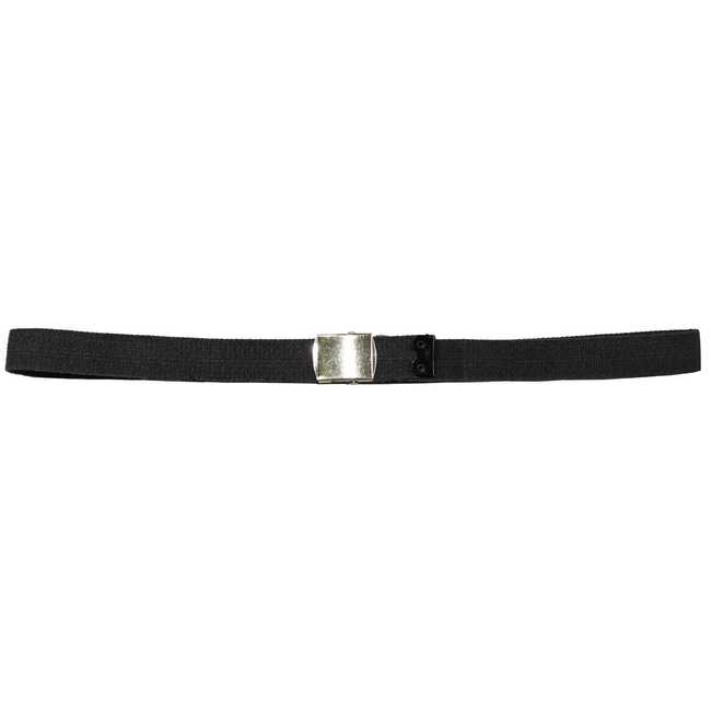 GB Web Belt, 30 mm, gray, gold metal buckle, used