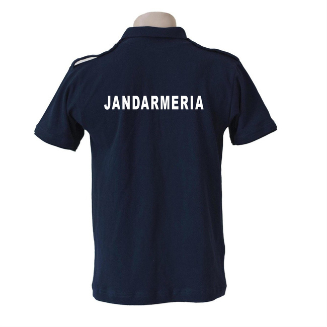 Polo T-Shirt, Navy Blue Gendarmerie