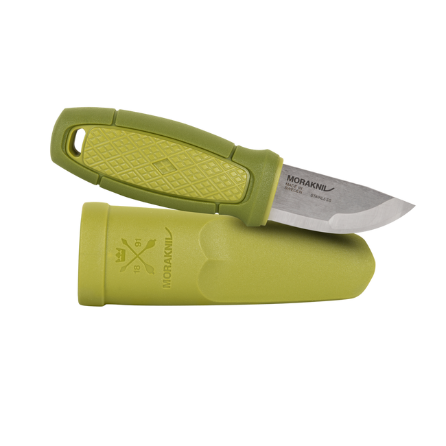 FIXED BLADE KNIFE - ELDRIS - STAINLESS STEEL - MORAKNIV® - OLIVE GREEN