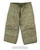 US TROUSERS - QUILTED LINER - M65 - MILITARY SURPLUS - USED