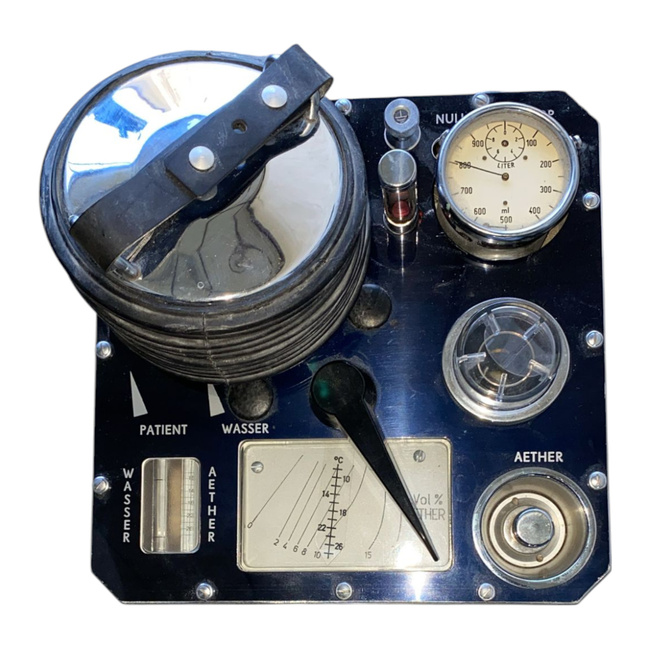 VINTAGE MEDICAL DEVICE ÄETHER-LUFT -NARKOSEGERÄT - HAVO TYP N 02 - LIKE NEW
