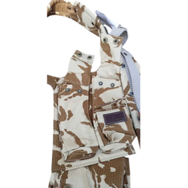 HARNESS, TACTICAL VEST - RIPSTOP CANVAS -  DDPM DESERT CAMO - GENUINE MILITARY SURPLUS ROMANIAN ARMY - NEW