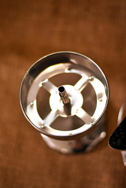 STAINLESS STEEL COFFEEPOT WITH PERCOLATOR (9 CUPS) - MIL-TEC