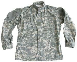 US ARMY DIGITAL CAMO ACU FIELD JACKET USED
