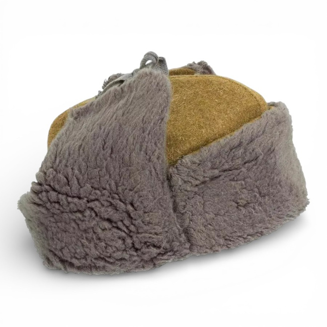 Hungarian 58M Training Cap, Wool Felt, Winter - Hungarian Army Military Surplus - Used