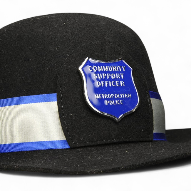 Womens PCSO Helmet - Community Support Officer - Metropolitan Police - UK Military Surplus - Black - Used