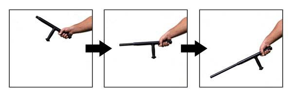 EXPANDABLE TONFA BATON - ExT-20/52 - 52 CM