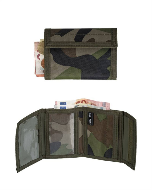 WALLET - MIL-TEC® - 9 x 13 cm - WOODLAND