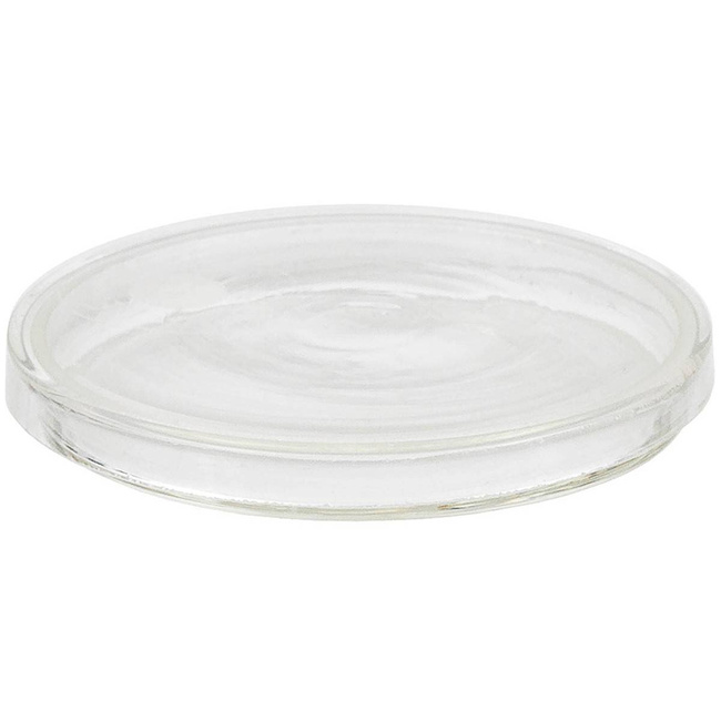 SET OF TWO GLASS PETRI DISHES, DIAMETER 15-16 CM - MILITARY SURPLUS FROM THE ROMANIAN ARMY - LIKE NEW