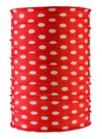 NECK GAITER, WARMER RED WHITE