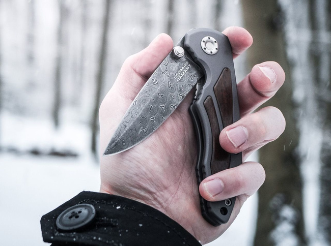 Böker Leopard-Damascus I Pocketknife
