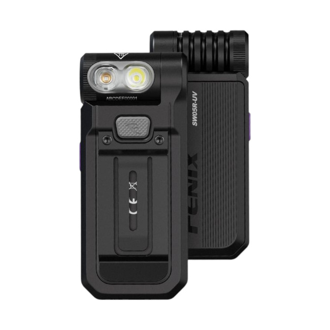 SW05R-UV LED Flashlight - Black - Fenix