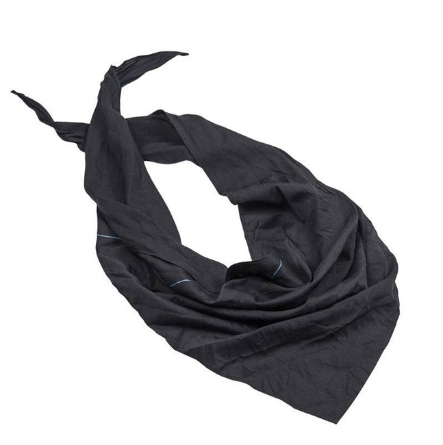 SILK BANDANA - NAVY - GERMAN MILITARY SURPLUS - USED