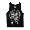 MOTÖRHEAD COTTON TANK TOP WITH WARPIG PRINT - BLACK - BRANDIT