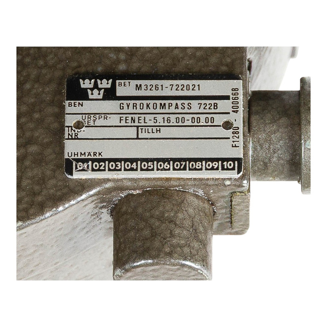 Satt Electronic Gyrocompass - Model 722B - Without Tripod - German Army Military Surplus - Used/Untested