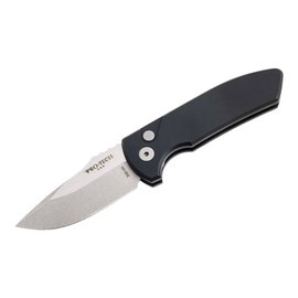 AUTOMATIC KNIFE LG401 SBR SOLID BLACK - PRO-TECH